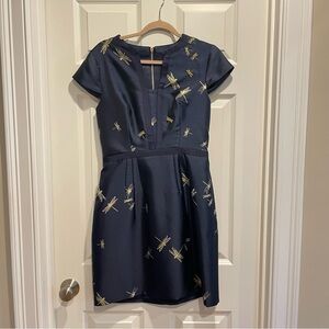 Ted Baker Hartty Dragonfly Jacquard Dress